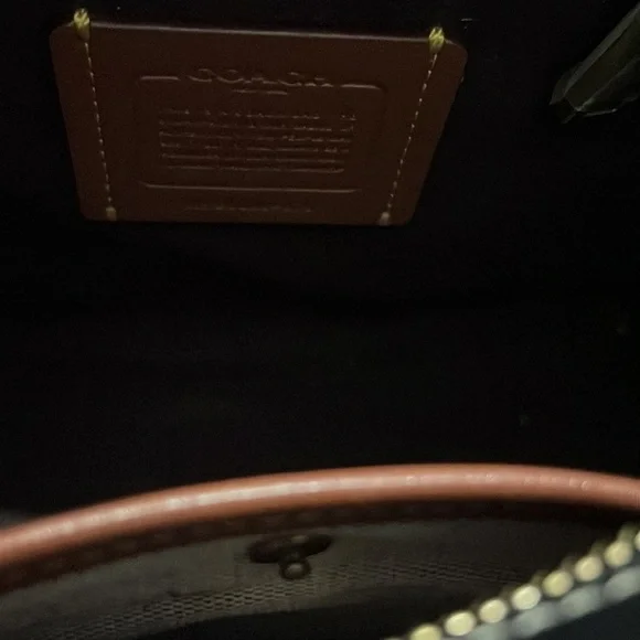 Coach Courier Carryall Black Glovetanned Leather Handle & Shoulder Bag - Picture 12 of 12